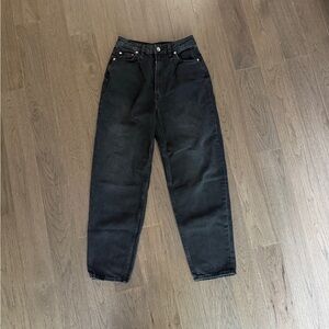H&M Women's High Rise Jeans - Black